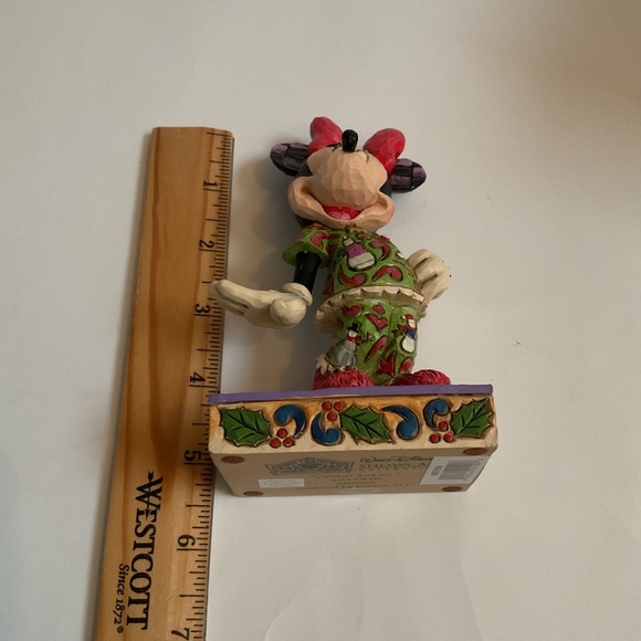 Jim Shore Disney Traditions "Comfort And Joy" Minnie Mouse #4057936 w Box Enesco - Picture 7 of 14